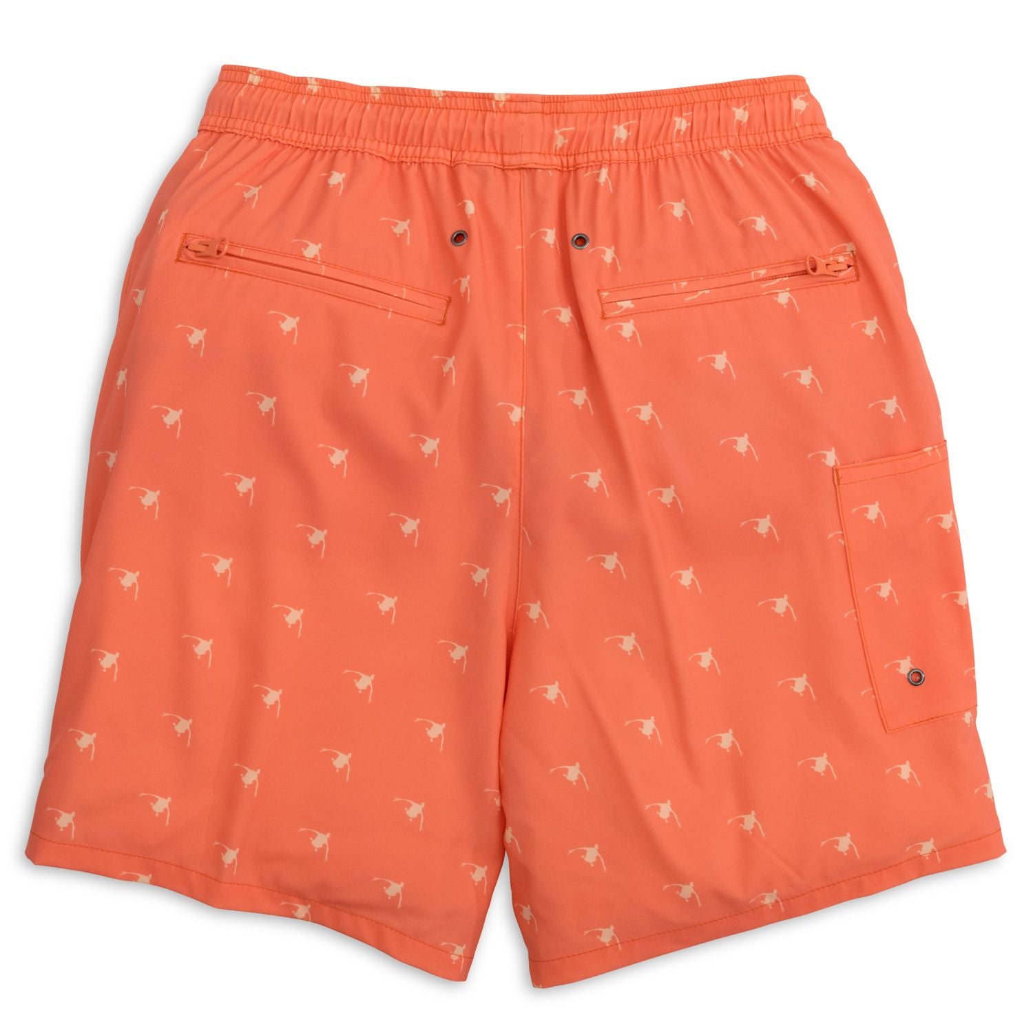 Ebb Tide Swim Trunk: Coral Ducks