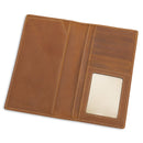 Leather Checkbook Wallet