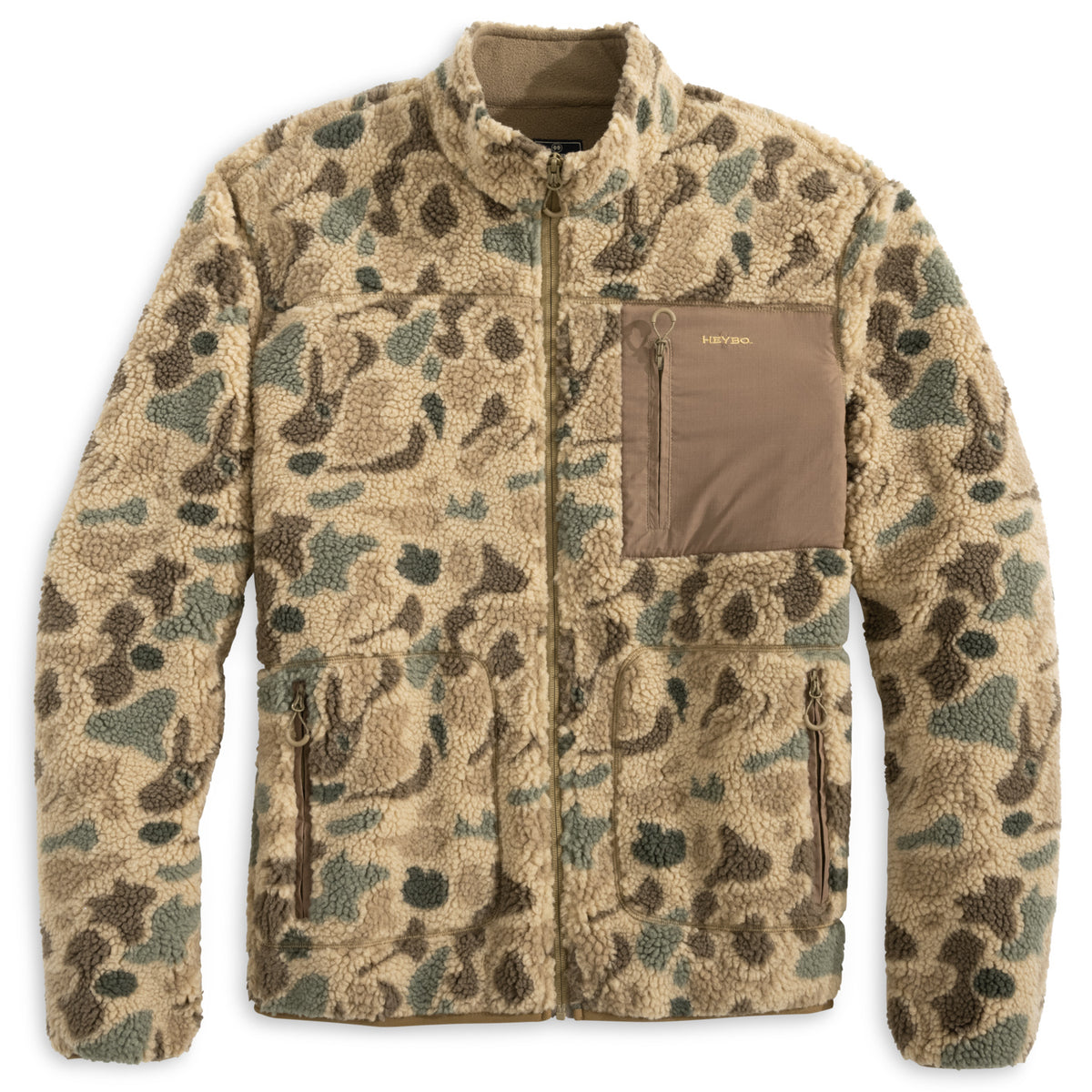 Flyer Sherpa Jacket: Heybo Traditions Camo
