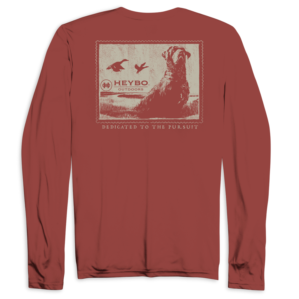 Weathered Lab Stamp Long Sleeve