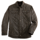 Keel Antique Cotton Jac Shirt Jacket: Brown