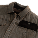 Keel Antique Cotton Jac Shirt Jacket: Brown