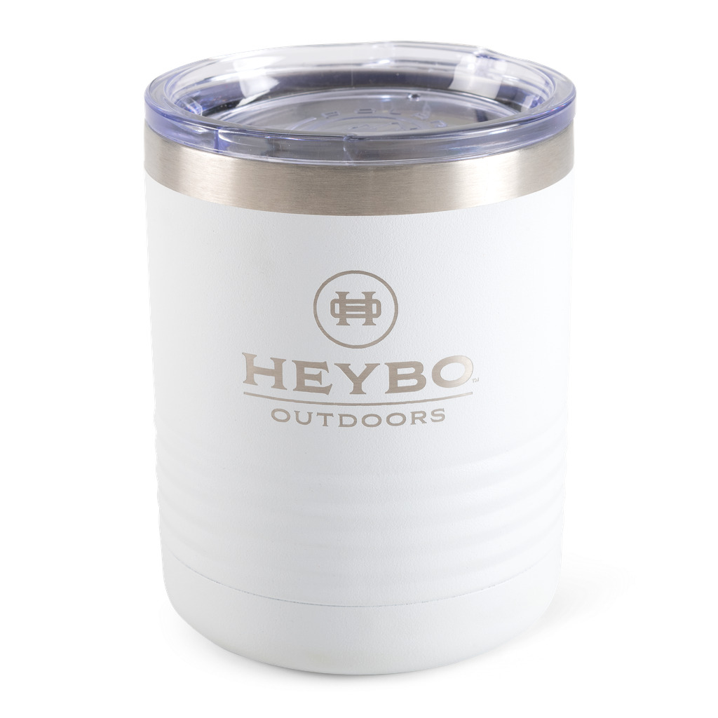 12 oz Lowball Tumbler: White