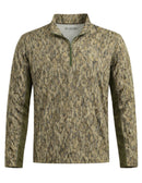 Wanderer 1/4 Zip: Mossy Oak Bottomland