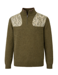 Uplander 1/4 zip: Olive-Bottomland