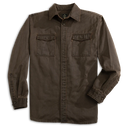Keel Antique Cotton Button Down: Brown