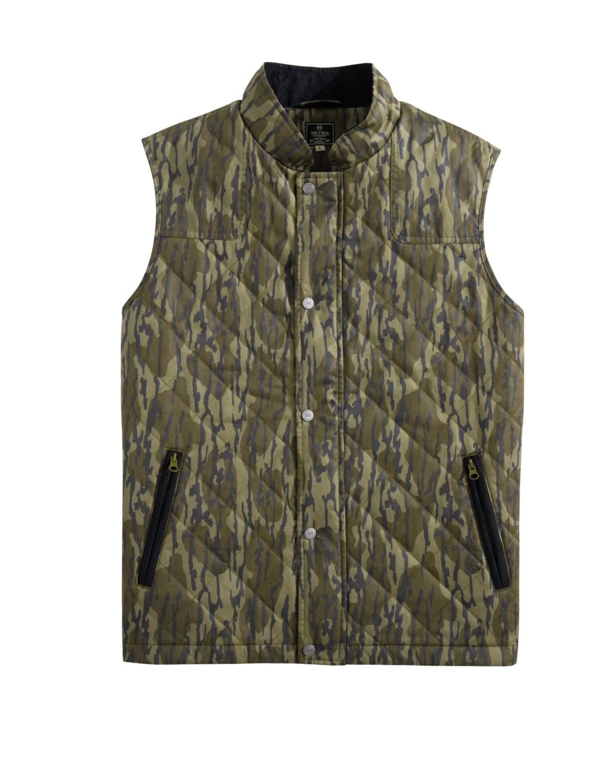 Warner Quilted Vest: Bottomland
