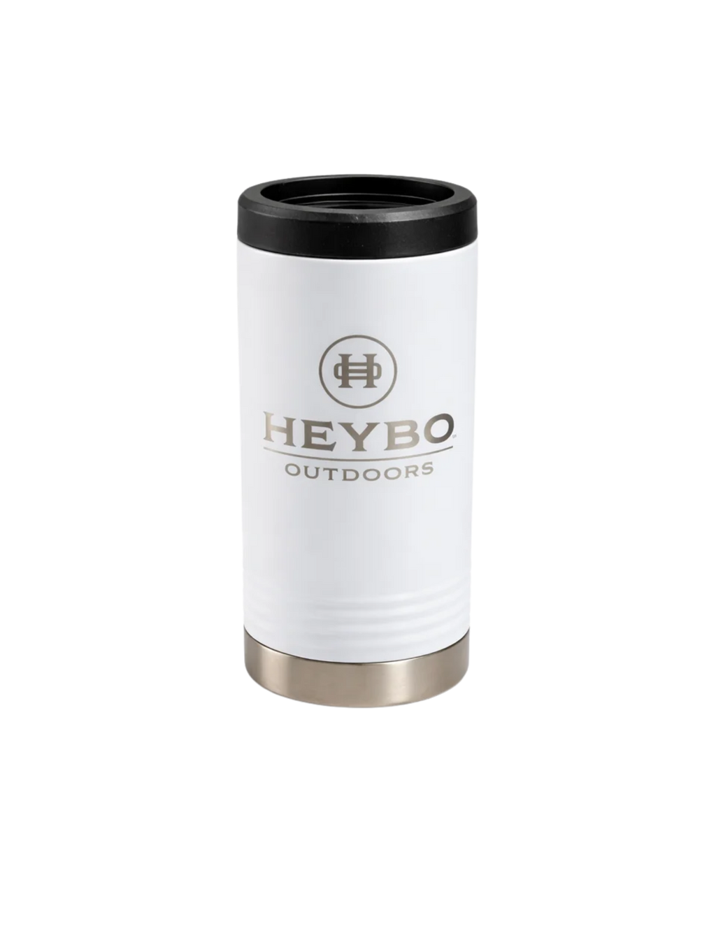 12 oz Slim Can Cooler: White