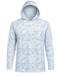 Oceanside Hoodie: Heybo Traditions Camo Blue