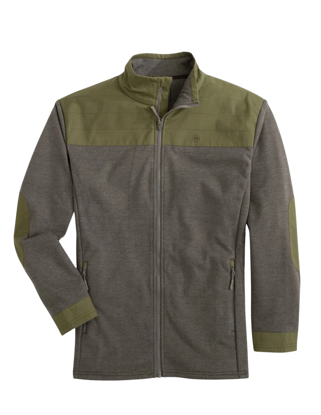 Sentry Hybrid Jacket: Olive/Brown