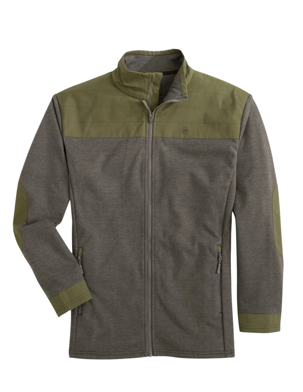 Sentry Hybrid Jacket: Olive/Brown
